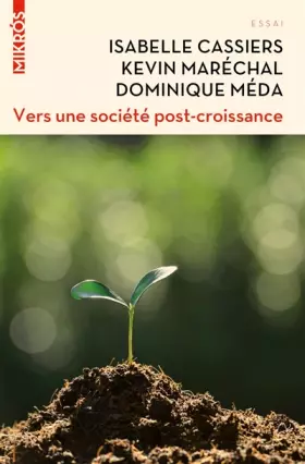 Couverture du produit · Vers une société post-croissance