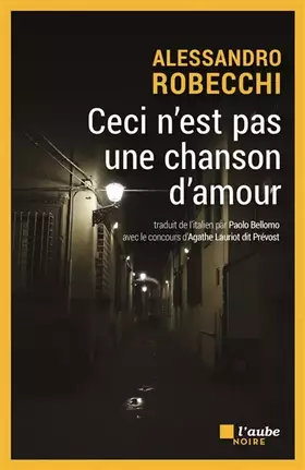 Couverture du produit · Ceci n'est pas une chanson d'amour
