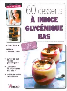 Couverture du produit · 60 desserts a IG bas, craquez sans culpabiliser