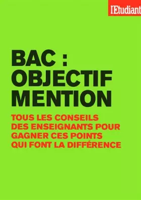 Couverture du produit · BAC : OBJECTIF MENTION