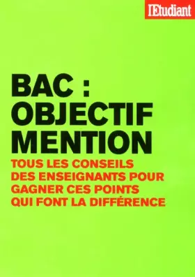 Couverture du produit · Bac : objectif mention
