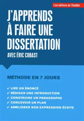 Couverture du produit · J'apprends à faire une dissertation