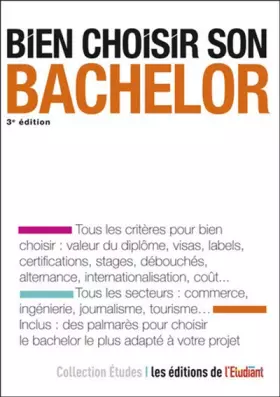 Couverture du produit · Bien choisir son bachelor 3e édition