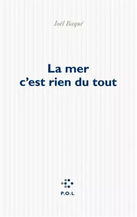 Couverture du produit · La mer c'est rien du tout