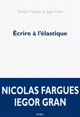 Couverture du produit · Écrire à l'élastique