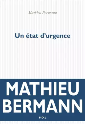 Couverture du produit · Un état d'urgence