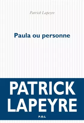 Couverture du produit · Paula ou personne