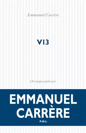 Couverture du produit · V13: Chronique judiciaire