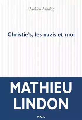 Couverture du produit · Christie's, les nazis et moi