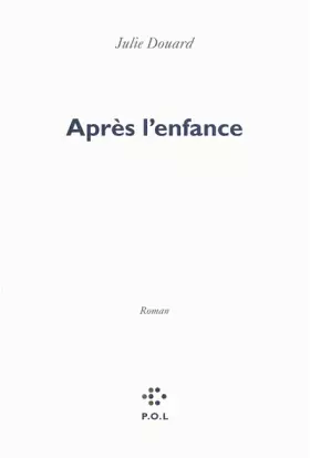 Couverture du produit · Après l'enfance