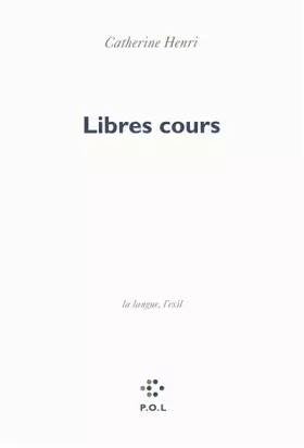 Couverture du produit · Libres cours: La langue, l'exil