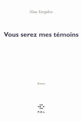 Couverture du produit · Vous serez mes témoins