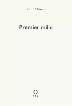 Couverture du produit · Premier mille