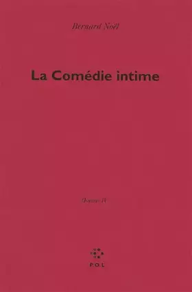 Couverture du produit · La Comédie intime