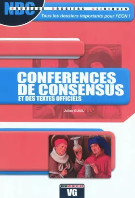 Couverture du produit · Conférences de consensus et des textes officiels