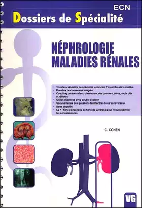 Couverture du produit · Néphrologie maladies rénales