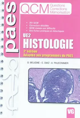 Couverture du produit · Histologie UE2