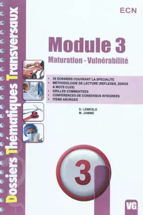 Couverture du produit · Module 3 : Maturation-Vulnérabilité