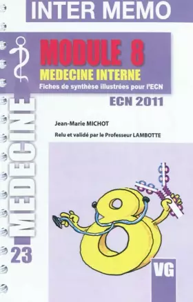 Couverture du produit · Module 8 Médecine interne