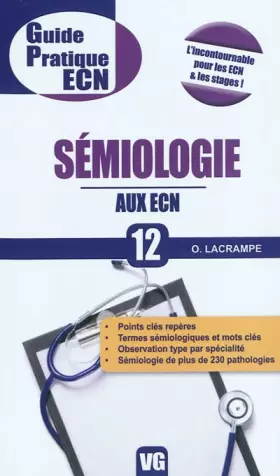 Couverture du produit · Sémiologie aux ECN