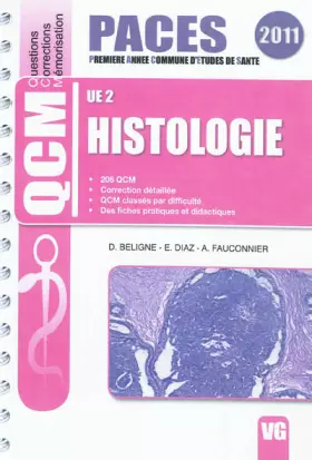 Couverture du produit · Histologie : UE2