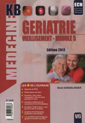 Couverture du produit · Gériatrie, vieillissement module 5