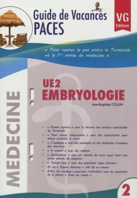 Couverture du produit · UE 2 Embryologie