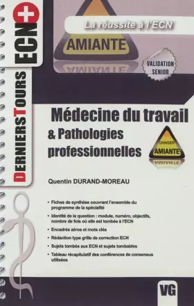 Couverture du produit · Médecine du travail & Pathologies professionnelles