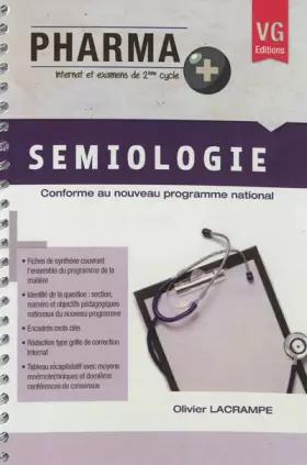 Couverture du produit · Sémiologie