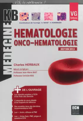 Couverture du produit · Hématologie onco-hématologie
