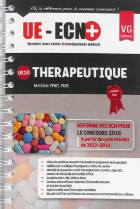 Couverture du produit · Thérapeutique UE10