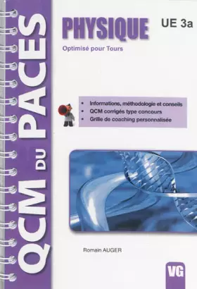 Couverture du produit · Physique UE 3a : Optimisé pour Tours