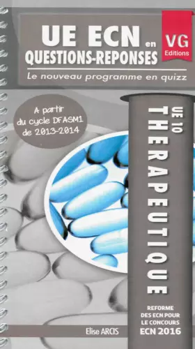 Couverture du produit · UE 10 Thérapeuthique