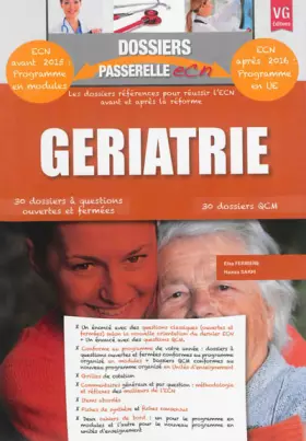 Couverture du produit · Gériatrie