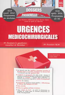 Couverture du produit · Urgences médicochirurgicales