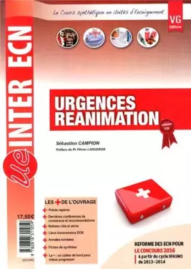 Couverture du produit · Urgences Réanimation