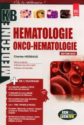 Couverture du produit · Hematologie Onco-hématologie : Module 10