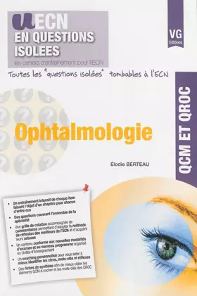 Couverture du produit · Ophtalmologie