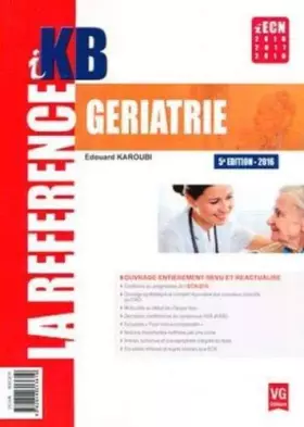 Couverture du produit · Gériatrie