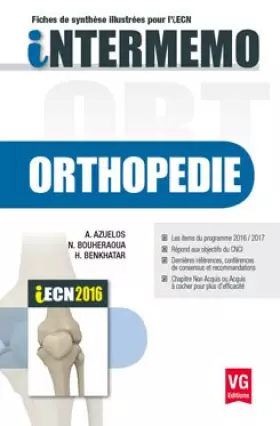 Couverture du produit · Orthopédie