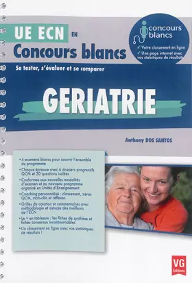 Couverture du produit · Gériatrie