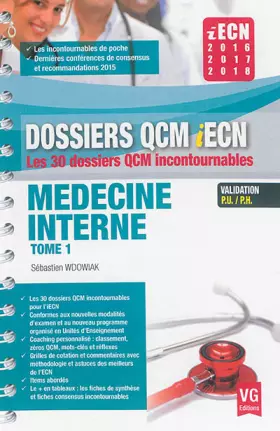 Couverture du produit · Médecine interne : Tome 1