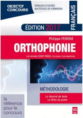 Couverture du produit · Orthophonie: Méthodologie français