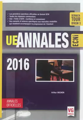 Couverture du produit · UE annales