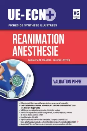 Couverture du produit · Réanimation Anesthésie