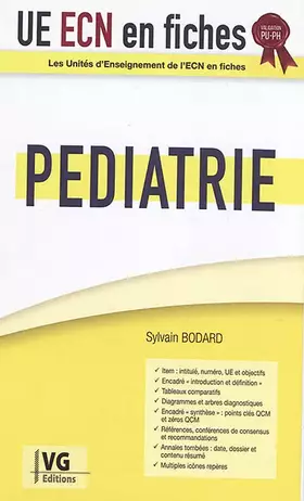 Couverture du produit · Pédiatrie