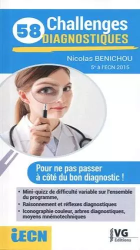 Couverture du produit · 58 Challenges diagnostiques