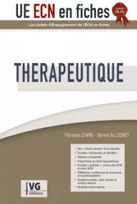 Couverture du produit · Thérapeutique