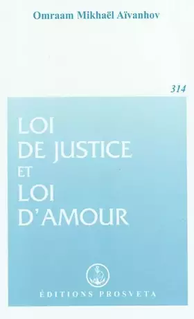 Couverture du produit · Loi de justice et loi d'amour