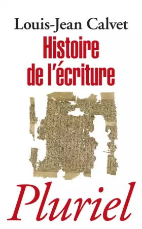 Couverture du produit · Histoire de l'écriture